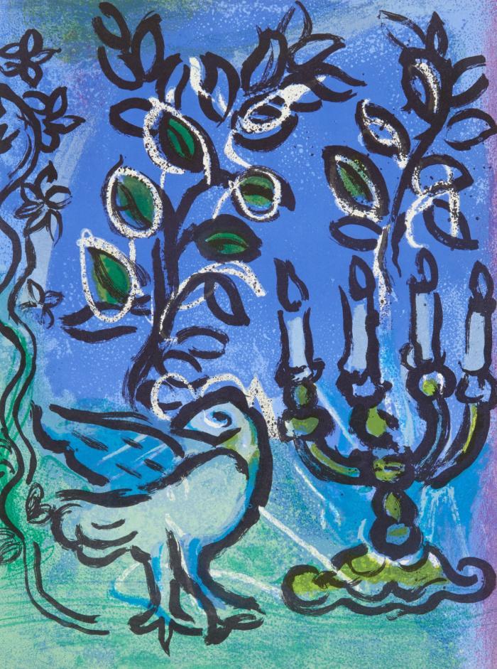 2 BLATT AUS: VITRAUX POUR JÉRUSALEM 1962 / 1 BLATT AUS: CHAGALL LITHOGRAPHE II 1957-1962