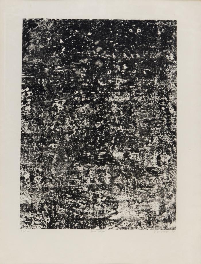 RUMEUR (AUS: LES PHÉNOMÈNES) 1959 / MUR ÉCAILLÉ