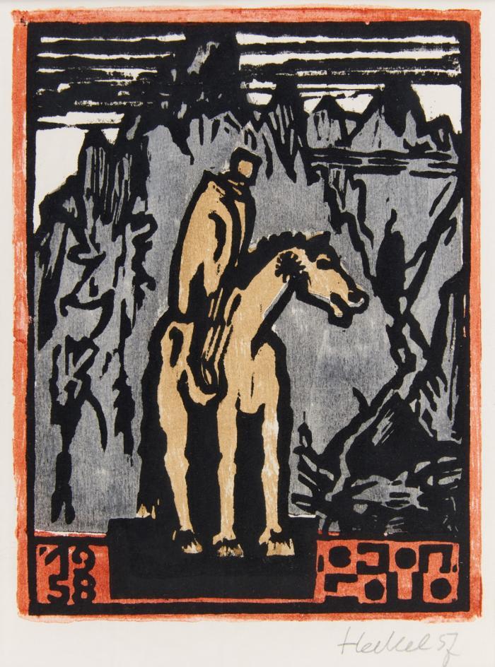 27. JAHRESBLATT: REITER IM GEBIRGE