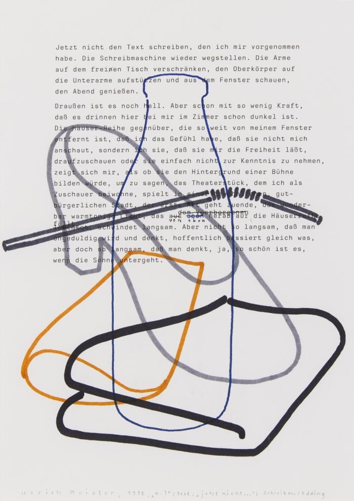 OHNE TITEL (TEXT: 