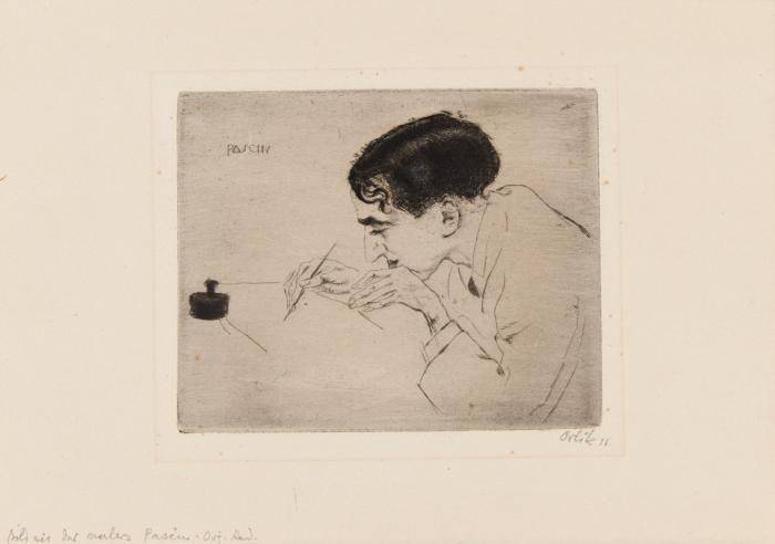 JULES PASCIN, ZEICHNEND