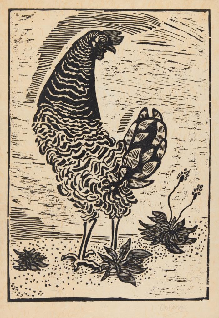 UMBLICKENDES HUHN