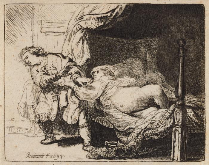 Joseph und Potiphars Weib.