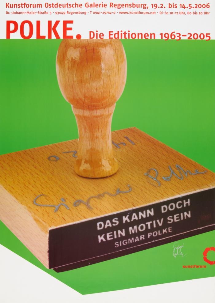 DIE EDITIONEN 1963 - 2005 (DAS KANN DOCH KEIN MOTIV SEIN)
