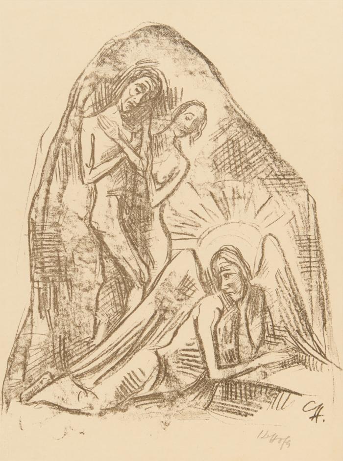AUFERSTEHUNG I (ZUM RASKOLNIKOW, AUS: DIE SCHAFFENDEN) 1919