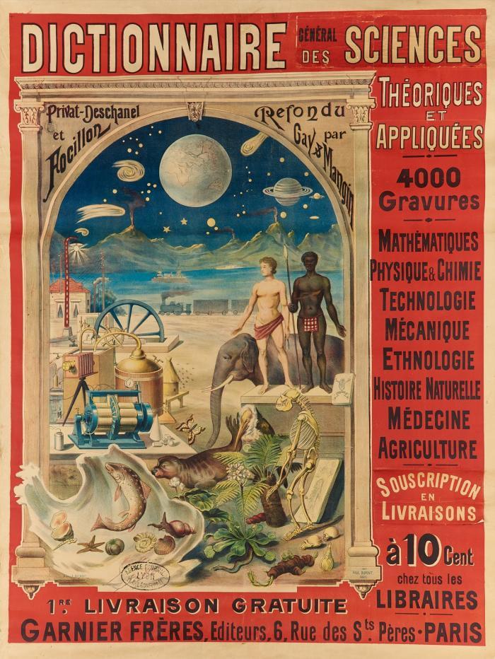 Plakate. – Wissenschaftslexikon. Dictionnaire général des Sciences théoriques et appliquées. Garnier Frères, Éditeurs, Paris.