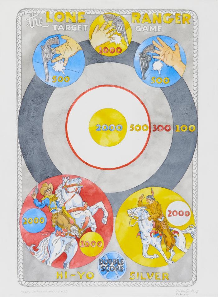 HAPPY 80TH ANNIVERSARY # 2/4 (THE LONE RANGER TARGET GAME)