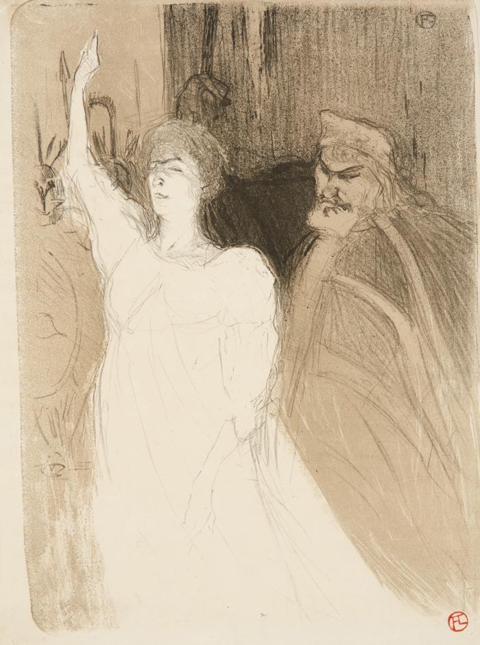 Bartet et Mounet-Sully, dans Antigone.