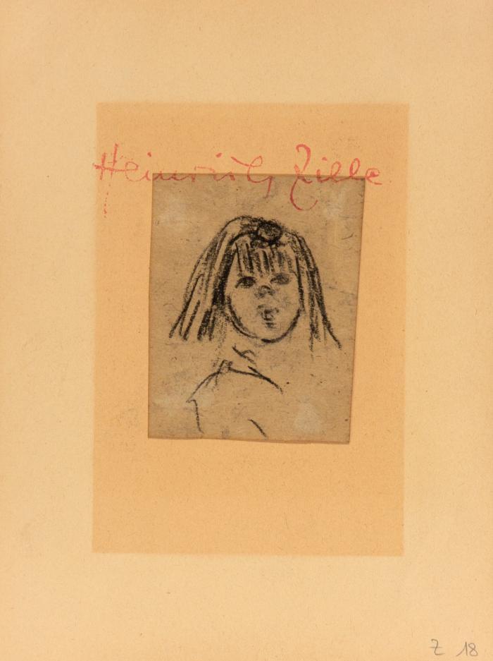 OHNE TITEL (ZILLE-GÖRE MIT STUPSNASE)