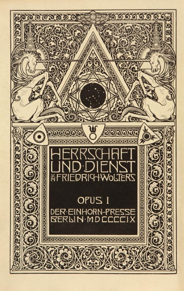 Herrschaft und Dienst.