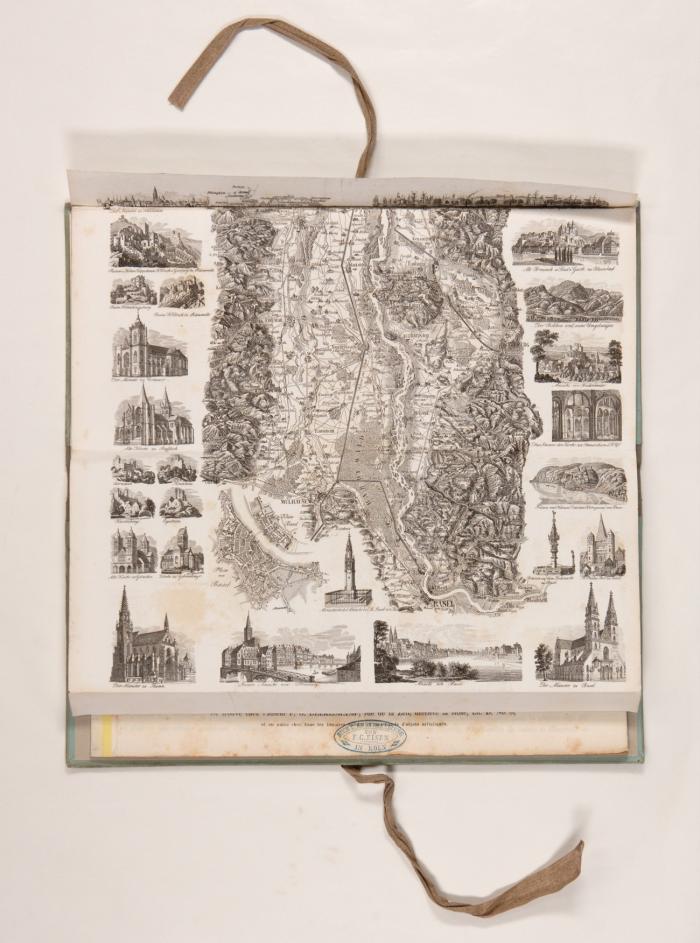 Malerischer Reise-Atlas des Rheins von Basel bis zum  Meere, nebst Supplement-Blatt: Theile von Holland und Belgien, und die Dampfschiff-Verbindungen mit England enthaltend. Nach der Natur gezeichnet.