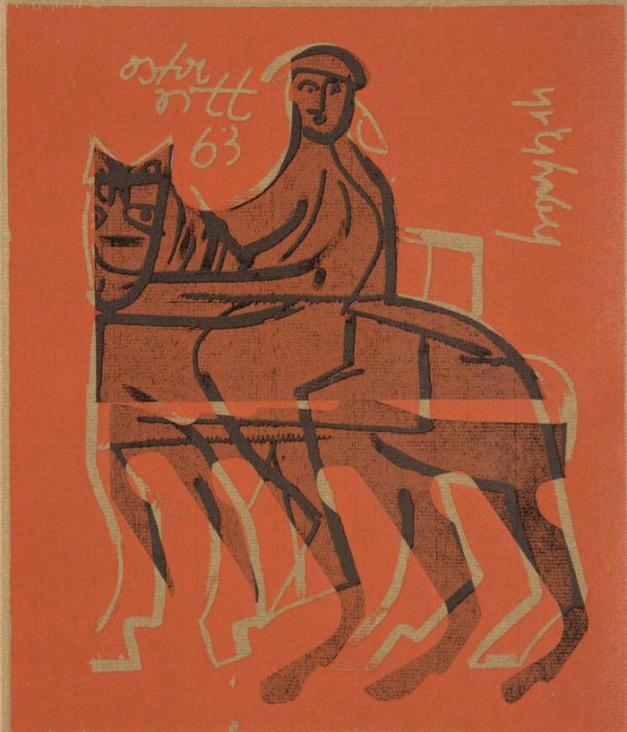 Osterritt. Text von Riccarda Gregor-Grieshaber.