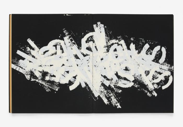 Phasen. Künstlerbuch mit Texten von Jürgen Becker, Typogrammen von Wolf Vostell und einem Vorwort von Max Bense.