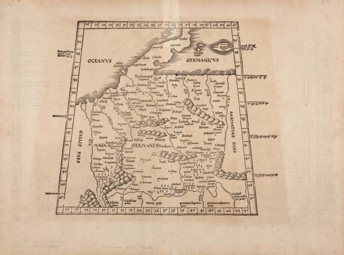 Deutschland. Tabula IIII. Europae Magna Germania.