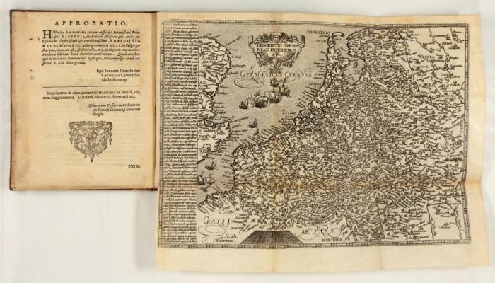 Bellum Belgicum, sive Belgicarum Rerum, e commentariis Pompei Iustiniani Peditatus Italici Tribuni ... libri sex, supplemento auctoris aucti. Ex Italica Latinitate donati. Edente Josepho Gamurino.
