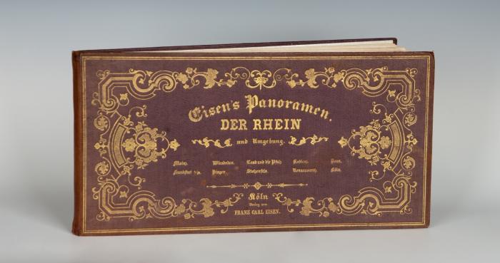 Eisen's Panoramen. Der Rhein und Umgebung (Deckeltitel).