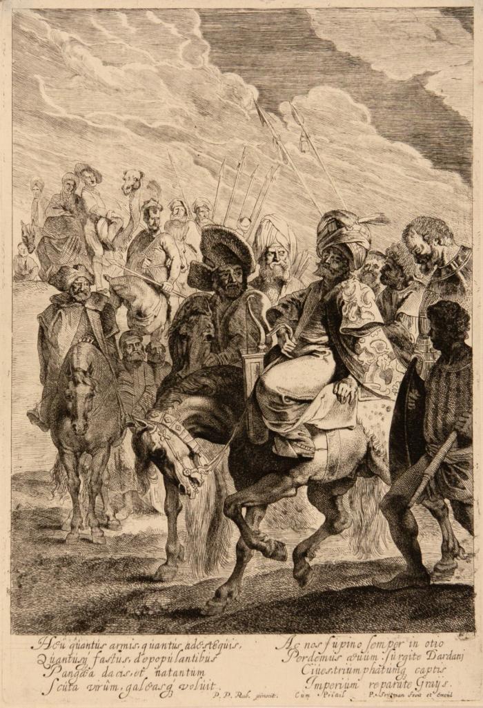 Türkischer Prinz zu Ross.