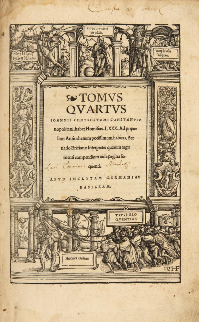 Opera. Tomus quartus/ (-quintus). 2 Tle. (von 5) in 1 Bd.