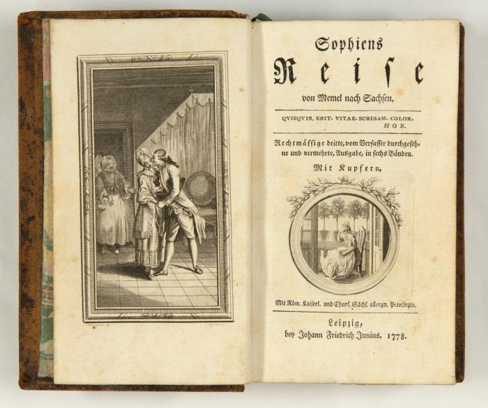 Sophiens Reise von Memel nach Sachsen. Rechtmässige dritte, vom Verfasser durchgesehene und  vermehrte, Ausgabe. 6 Bde.