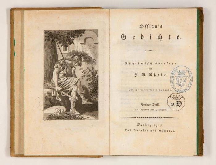 Ossian's Gedichte. Rhythmisch übersetzt von J. G. Rhode. Zweite verb. Ausgabe. 3 Bde.