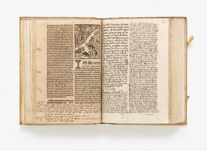 Postilla super epistolas et evangelia de te[m]pore et sanctis et pro defunctis. 2 Tle. in 1 Bd.