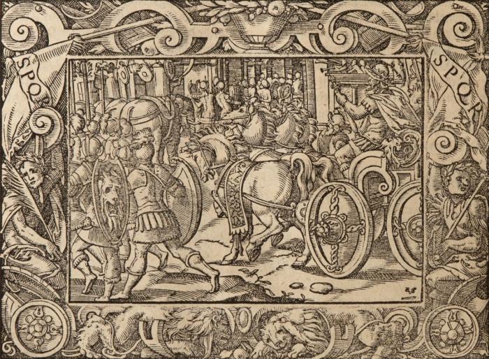 Von Ankunfft und Vrsprung des Römischen Reichs/ der alten Römer herkommen ... Jetzund auff daß newe auß dem Latein verteutscht [von Zacharias Müntzer] ...