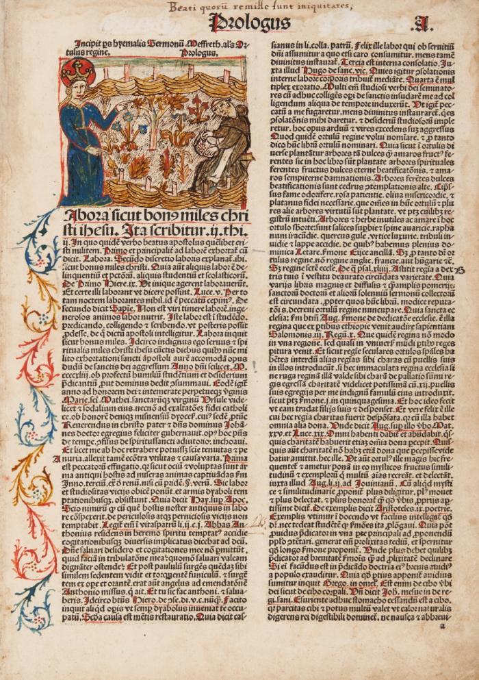 Sermones de tempore et de sanctis, sive Hortulus reginae. P. 1-3 in 1 Bd.