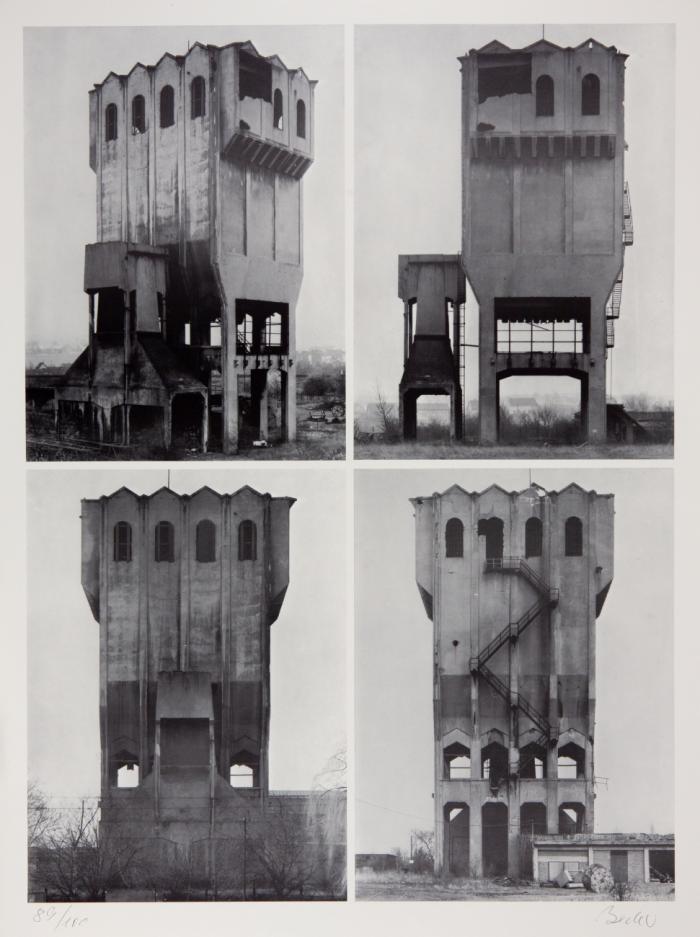 VIER ANSICHTEN EINES SILOS