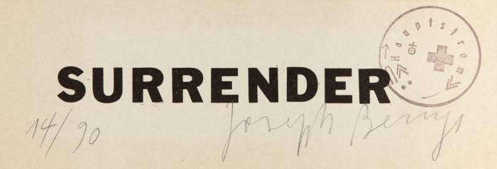 SURRENDER I
