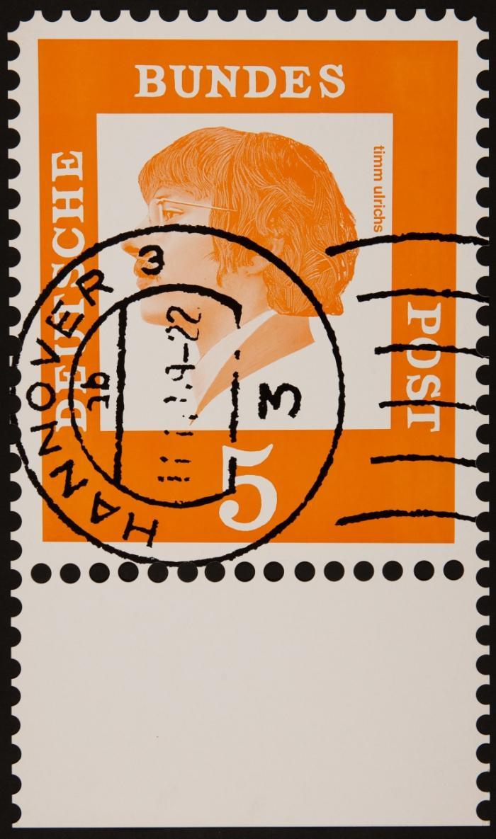 EINZELMARKE ART B NO 016 B 1967 / EINZELMARKE ART B 037 1967 / DEUTSCHE BUNDESPOST - TIMM ULRICHS