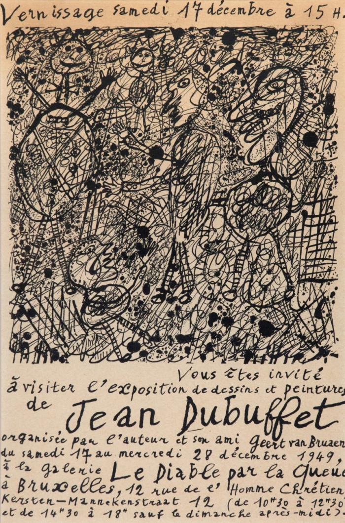 AFFICHE-INVITATION - LE DIABLE PAR LA QUEUE