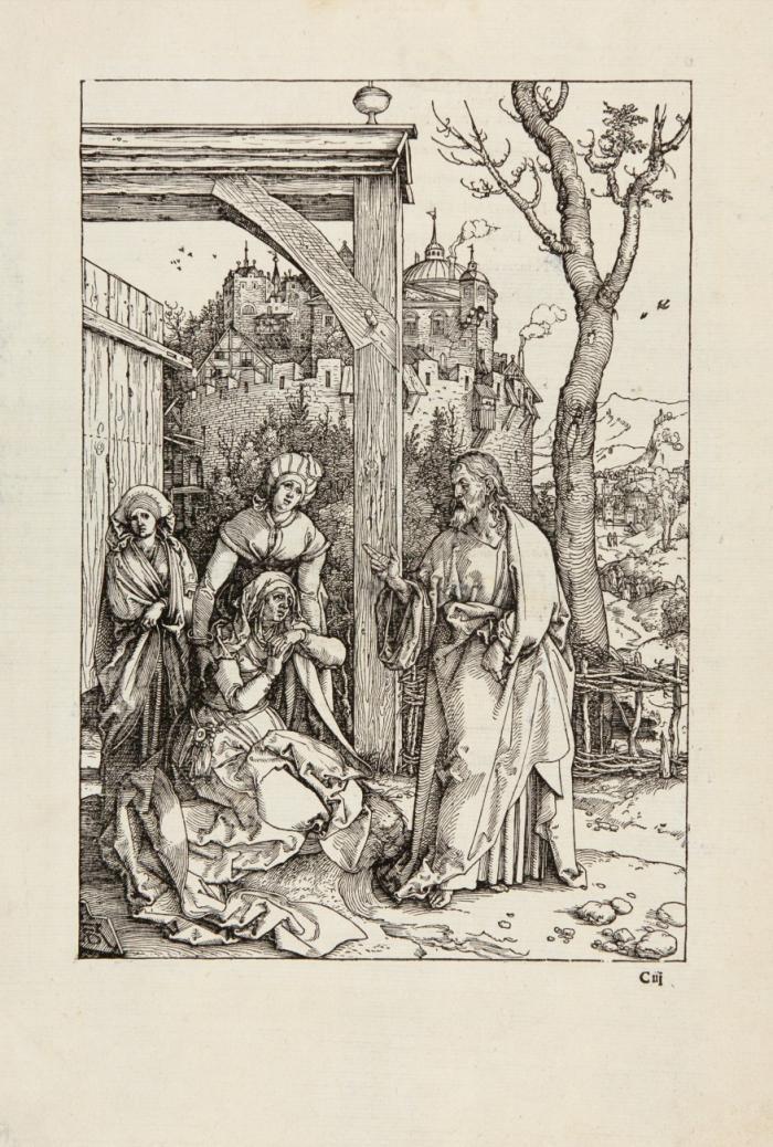 Christus nimmt Abschied von seiner Mutter.