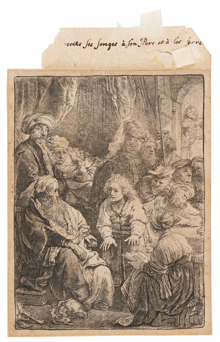 Joseph, seine Träume erzählend.