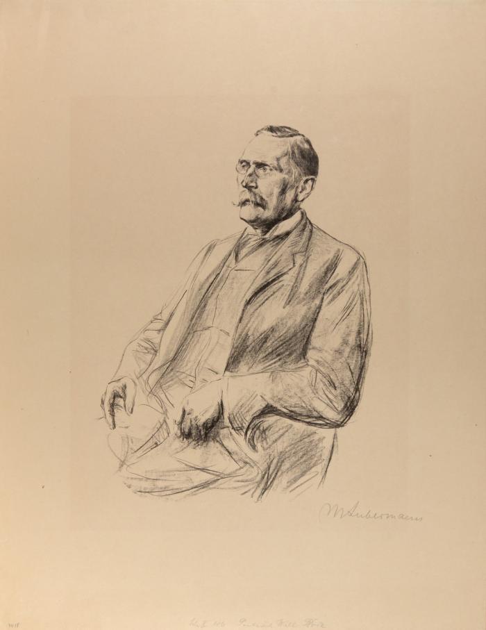 PORTRÄT WILHELM BODE 1909 / BILDNIS EDUARD BERNSTEIN 1919