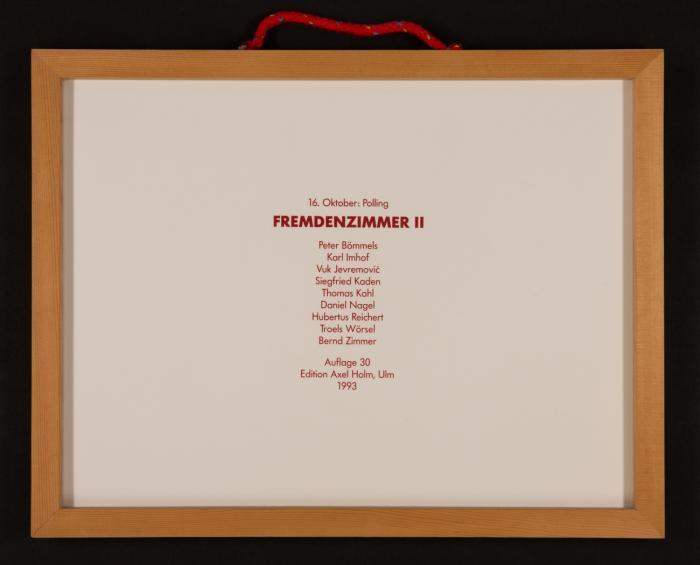 MAPPENWERKE / SAMMLUNGEN
FREMDENZIMMER II
