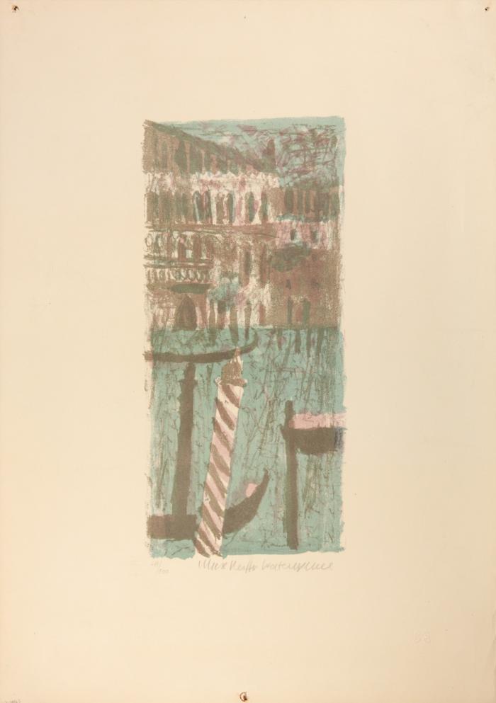 VENEDIG, PALAZZO DARIO 1951 / VENEDIG, BLICK AUF DEN CANAL GRANDE