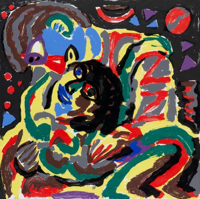 OHNE TITEL (UMSCHLUNGENES PAAR)