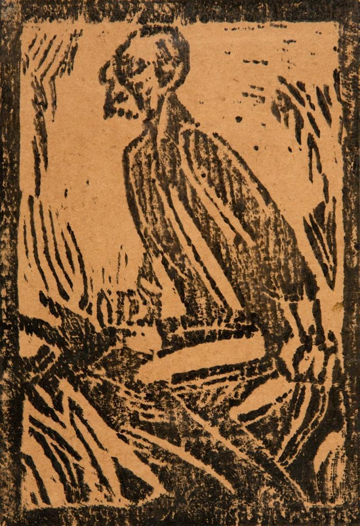 ELIAS MIT DEM RABEN II, GROSS (ELIAS I. D. WÜSTE)