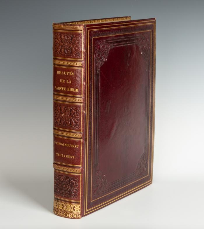 Beautés de la Sainte Bible, illustrées d'après les grands maîtres, avec des réflexions morales. Ancien testament/ nouveau testament. 2 Tle. in 1 Bd.