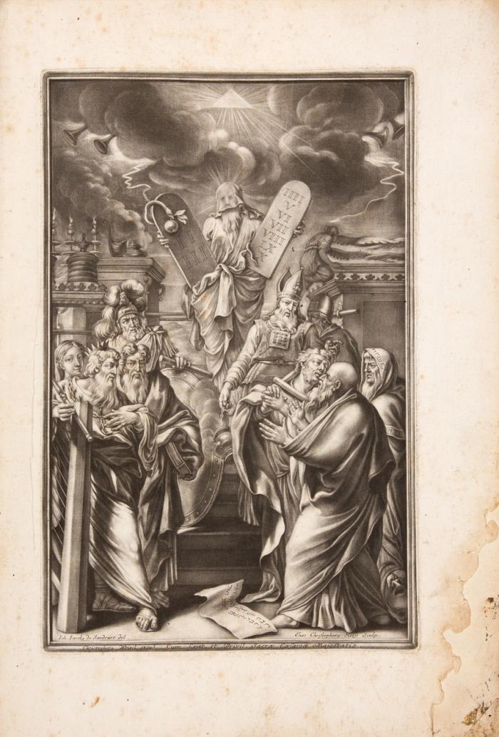 Biblia Ectypa. Bildnußen auß Heiliger Schrifft deß Alt- und Neuen Testaments, in welchen Alle Geschichte und Erscheinungen deutlich und schrifftmäßig zu Gottes Ehre und Andächtiger Seelen erbaulicher Beschauung vorgestellet werden.