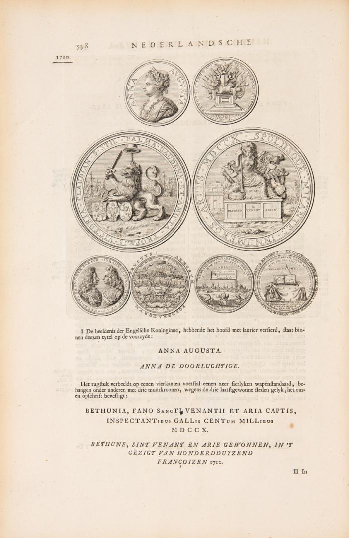 Beschryving der Nederlandsche Historiepenningen: Of beknopt Verhaal van't gene sedert de overdracht der heerschappye van keyzer Karel den Vyfden op Koning Philips zynen zoon. 4 Bde.