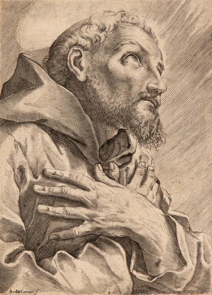 Hl. Franziskus im Gebet