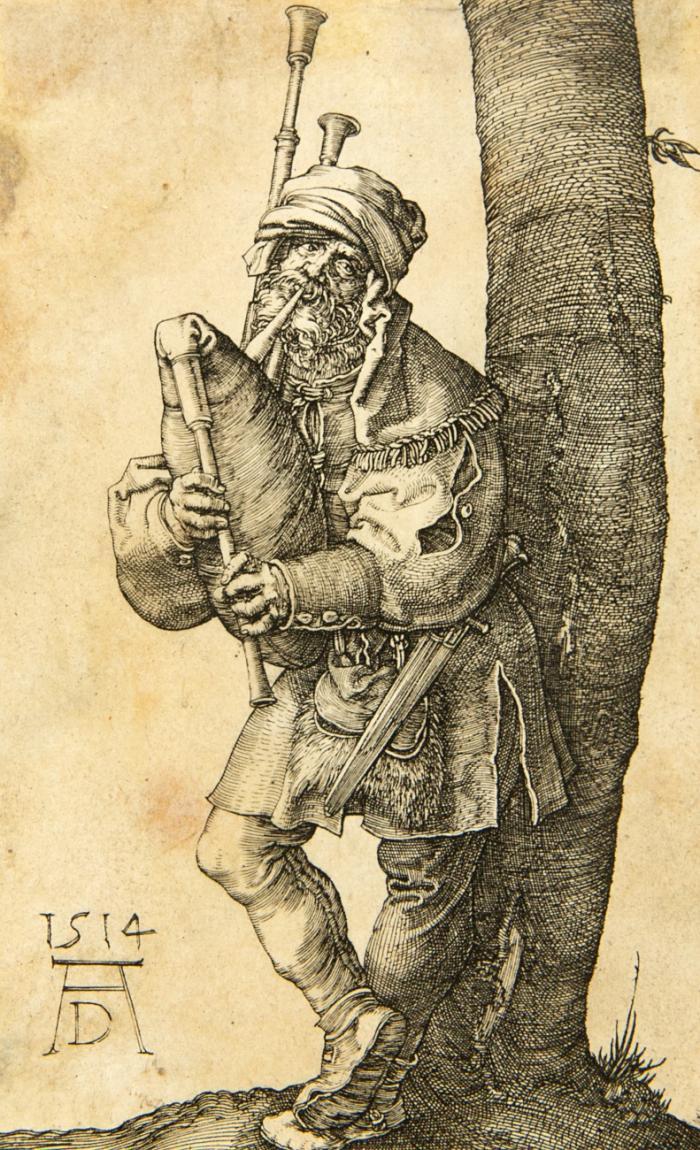 Der Dudelsackpfeifer.