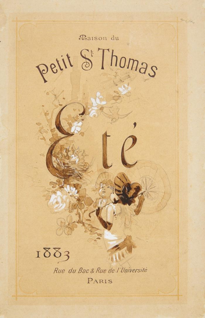 Maison du Petit St. Thomas - Eté - Rue du Bac & Rue de l'Université Paris.