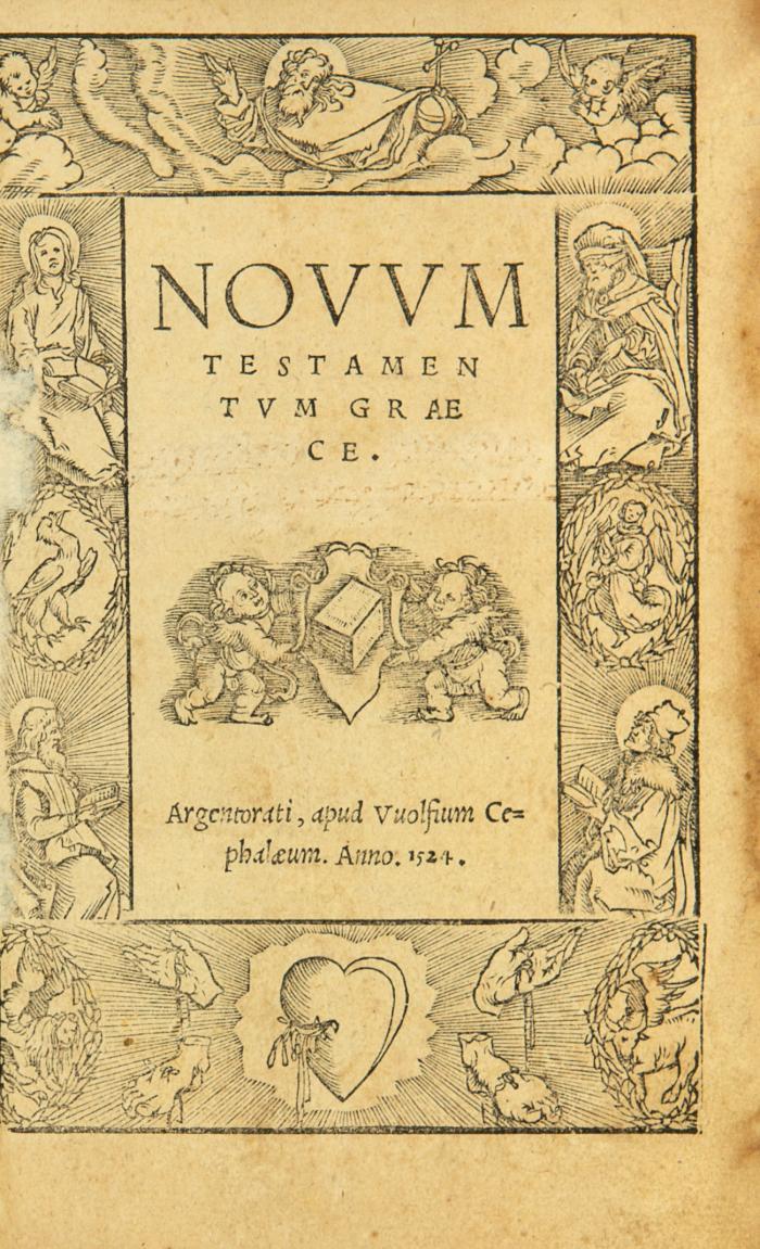 Novum testamentum Graece.