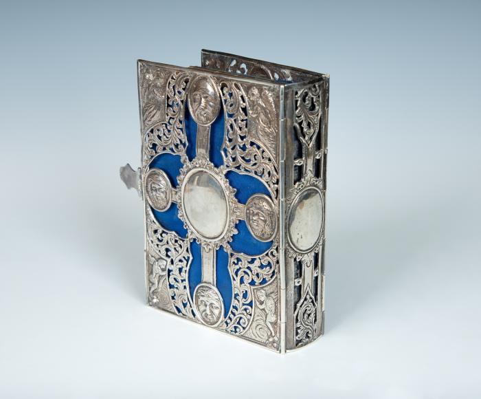 Silbereinband. - Einband aus Sterlingsilber. London, Robert Humphries, um 1878.