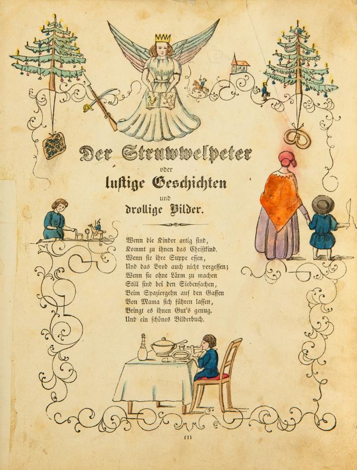 Der Struwwelpeter oder lustige Geschichten und drollige Bilder.