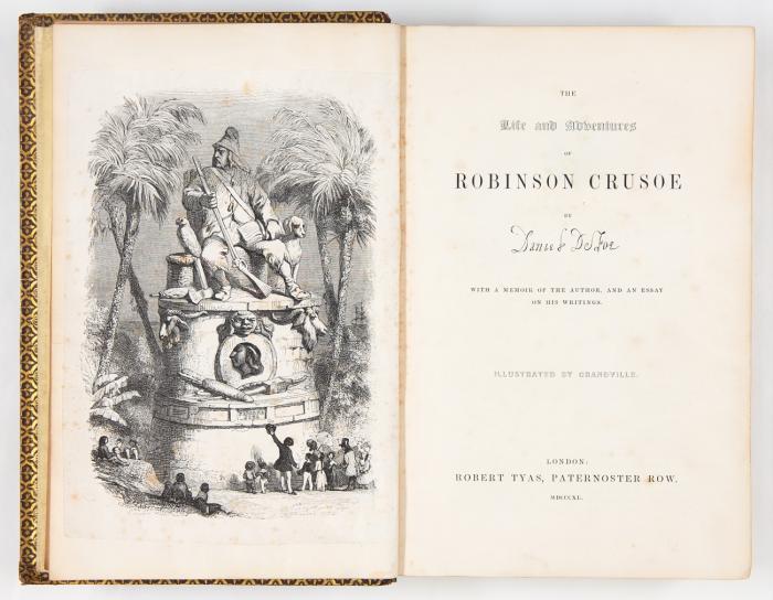 The life and adventures of Robinson Crusoe.