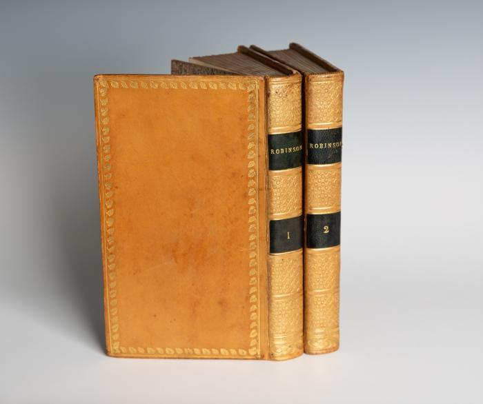 Aventures suprenantes de Robinson Crusoe, traduites de l'Anglais. Nouvelle édition, revue, corrigée, augm. ... 2 Bde.