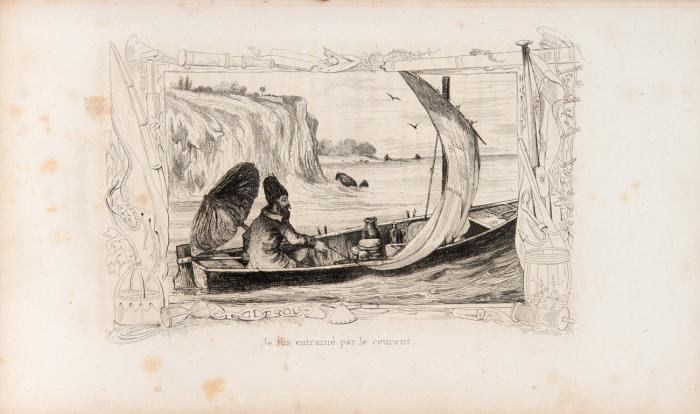 Aventures de Robinson Crusoé par Daniel de Foé, traduites par Mme A. Tastu, suivies d'une notice sur Foé et sur le matelot Selkirk, par Louis Reybaud? ... 2 Bde.